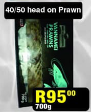 Head on Prawns 40-50 700g